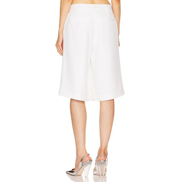 retrofete Alyson Low Waist Wide Leg Short White Womens Size XL - Picture 4 of 11